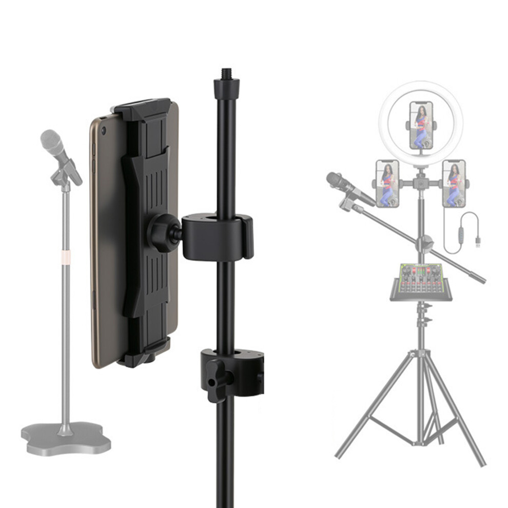 Strong Clamp Mount For Bicycles Tablets Stand With Adjustable 360 Degree Rotations 7695001185226