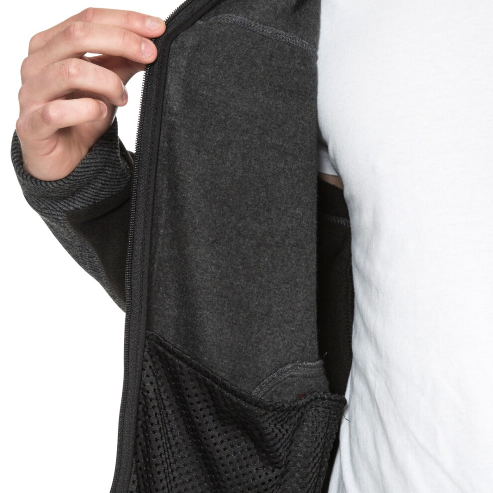 Trespass (Xs, Black) Mens Fleece Jacket Full Zip Jynx