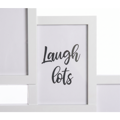 10-Multi Aperture Wall Photo Frame White 55x49x2Cm 2