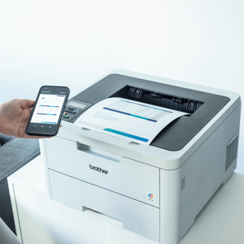 Brother Brother HL-L3220CW Colour Wireless LED Printer | Single Function |USB 2.0 | A4|UK Plug 2