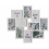 10-Multi Aperture Wall Photo Frame White 55x49x2Cm 2