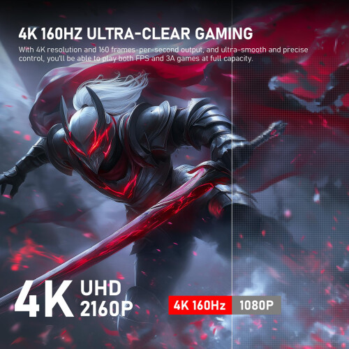 Gawfolk 27 inch IPS PC Screen, 4K Gaming Computer Monitors 160Hz 1
