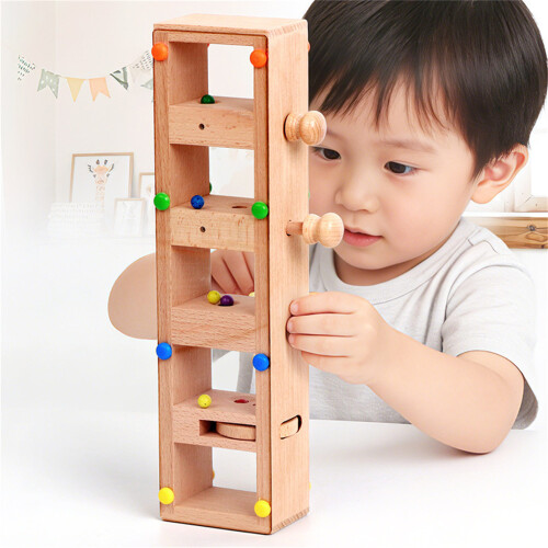 Engaging Wood Marble Track Puzzle Set For Kids Problem Solving Skills 1