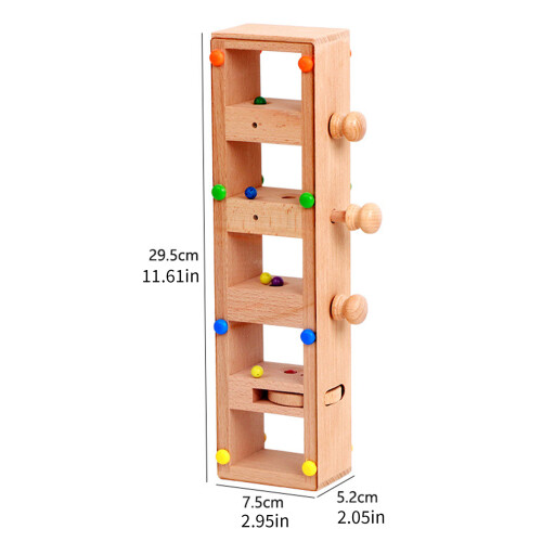 Engaging Wood Marble Track Puzzle Set For Kids Problem Solving Skills 2