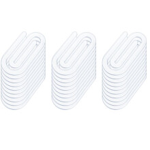 30pcs Sublimation Blank Acrylic Office Decorative Jumbo Paper Clips Book Clips for School/Office/Christmas/Grad/Birthday