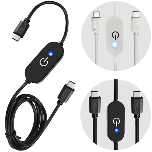 USB Type C Power Touch Dimmer Controller for LED Strips Memory No Flicker White 2