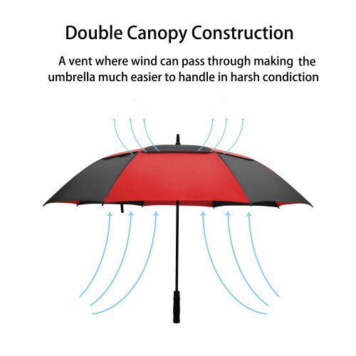 ACEIken Golf Umbrella Windproof Large 62/68 Inch, Double Canopy 1