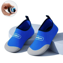 (32-33, Blue) Quick-Dry Water Shoes for Beach Swim Surf Aqua Socks Blue Size 42-43