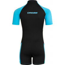Cressi dal 1946 Little Shark Muta Shorty 2 mm Bambini Unisex Maniche Corte Protezione UV Nuoto Snorkeling Sport Acquatici