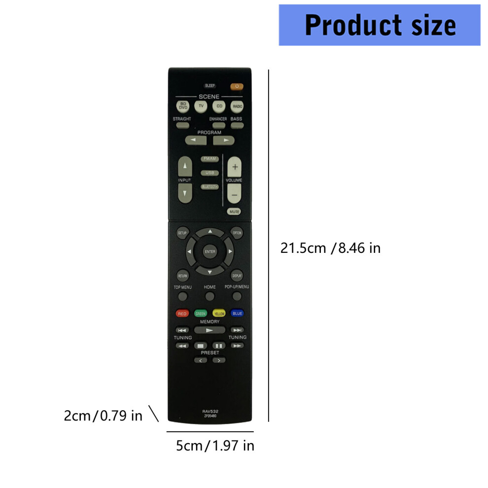 Remote Control Featuring Intuitive Layout Ergonomic Grip For Rav532 Players 7695001185530