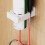 Wall Mounted Tennis Racket Holder Plastic Badminton Racket Holder Enduring White 8