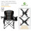ALPHA CAMP Oversized Camping Folding Chair Heavy Duty Camping Chair 5
