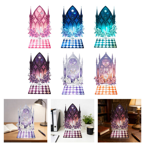Adjustable Doll Display Stand For Action Figures Lightweight Floral Backdrop 02 2