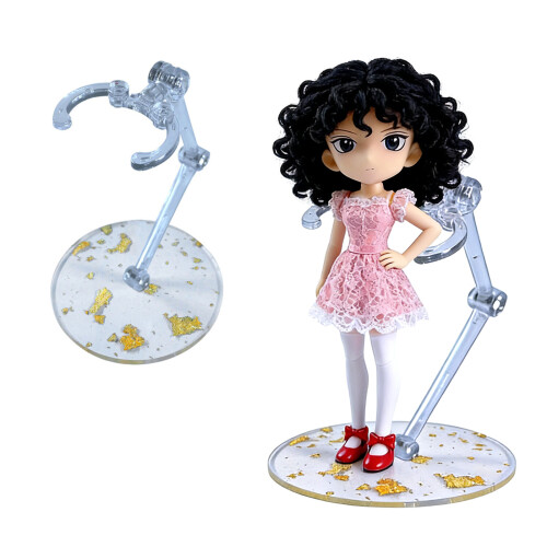 2Pieces Ergonomic Doll Stand Holders For Different Sized Figures Organization 05 1