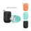 Silicone Speaker Case With Enhanced Durability Simple Clip On  For Mini ASM01A Green 8