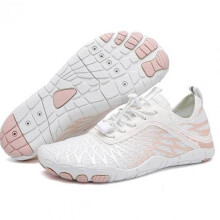 (39 EU, White) Quick-Dry Breathable Water Shoes for Women - Diving, Running, Yoga, Indoor/Outdoor Activities, Beach & Gym, White, 37 EU