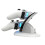Convenient Wireless Chargers Dock For Gaming Controllers Double Port Fast Charge White 3