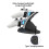 Convenient Wireless Chargers Dock For Gaming Controllers Double Port Fast Charge White 9
