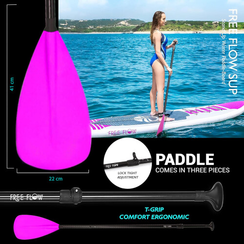 SereneLife Inflatable Stand Up Paddle Board, SUP Board- Paddleboards 1