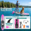 SereneLife Inflatable Stand Up Paddle Board, SUP Board- Paddleboards 6