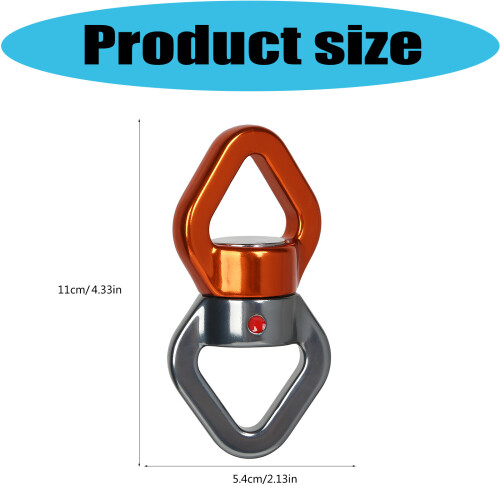Swivels Safety Spinners Multifunction Rope Connector for Smooth Rotating 1