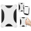 Easy to Clean Tablets Grip Holder Smooth Silicone Material Finger Grip for Simple Black 9