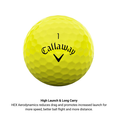 Callaway Callaway Golf Warbird Golf Ball Yellow 1