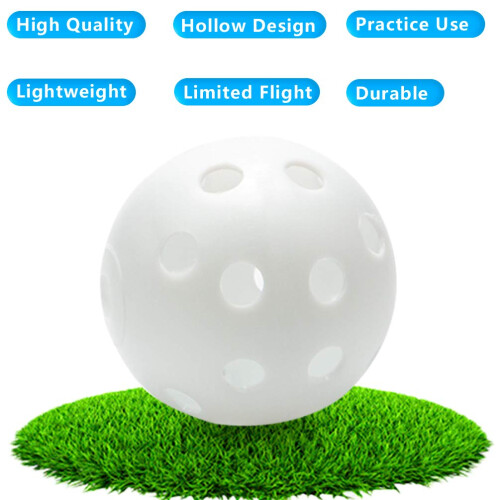 THIODOON Product image Golf Practice Ball Air Flow Hollow Practice 1