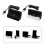 Universal Type C Charger Dock 18W Charging Double Color Selection Black/White Black 3