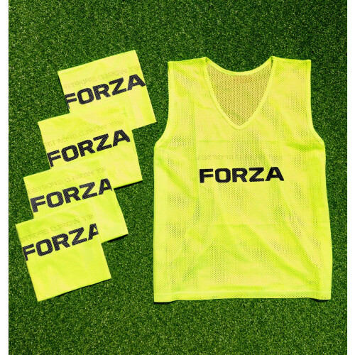 FORZA Training Bibs [10 Pack] - Pro Football Training Vests Sizes | 1