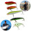 Vicloon 120 PCS Fishing Lures Mixed Including Spinners,VIB,Treble 2
