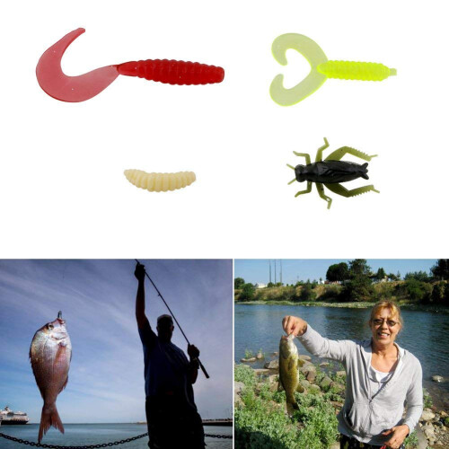 Vicloon 120 PCS Fishing Lures Mixed Including Spinners,VIB,Treble 2