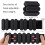 ibforcty 2PCS Adjustable Wrist Weights Ankle Weights Set for Exercise 2