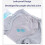 Comfortable Reusables Incontinence Pants Soft Cotton Material For Elderly grey L 7