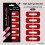 Disposable U Design Finger Guides Create Perfect Designs Without Errors Green 8
