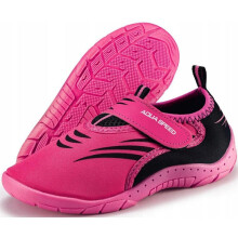 (34, Blue) Aqua-Speed Kids Water Shoes for Beach Swim Pool Lightweight Non-Slip Breathable Quick-Dry Neoprene Slippers Rose Pink Size 28