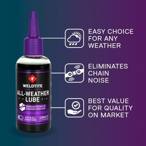 WELDTITE All-Weather Lube With Surface Protector for Bikes - Compact 1