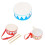Double Sided Instrument Hand Drum Percussion Instrument Musical Instrument Red white 2