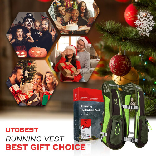 UTOBEST Running Hydration Pack Lightweight Racing Backpack 5.5 Litre 2