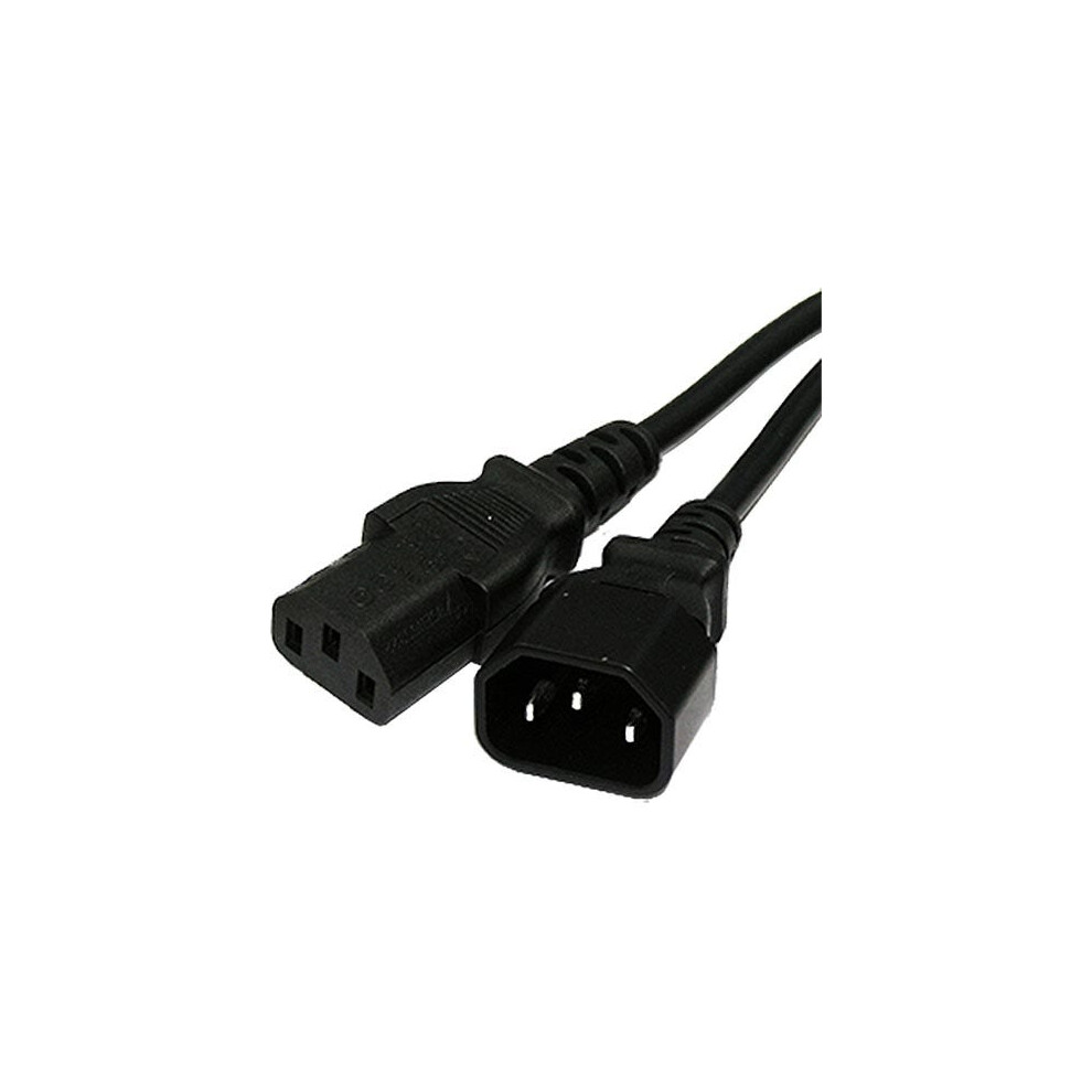 Cablenet 0.3M C14 - C13 Pvc 0.75Mm Power Lead Black 5056750307369