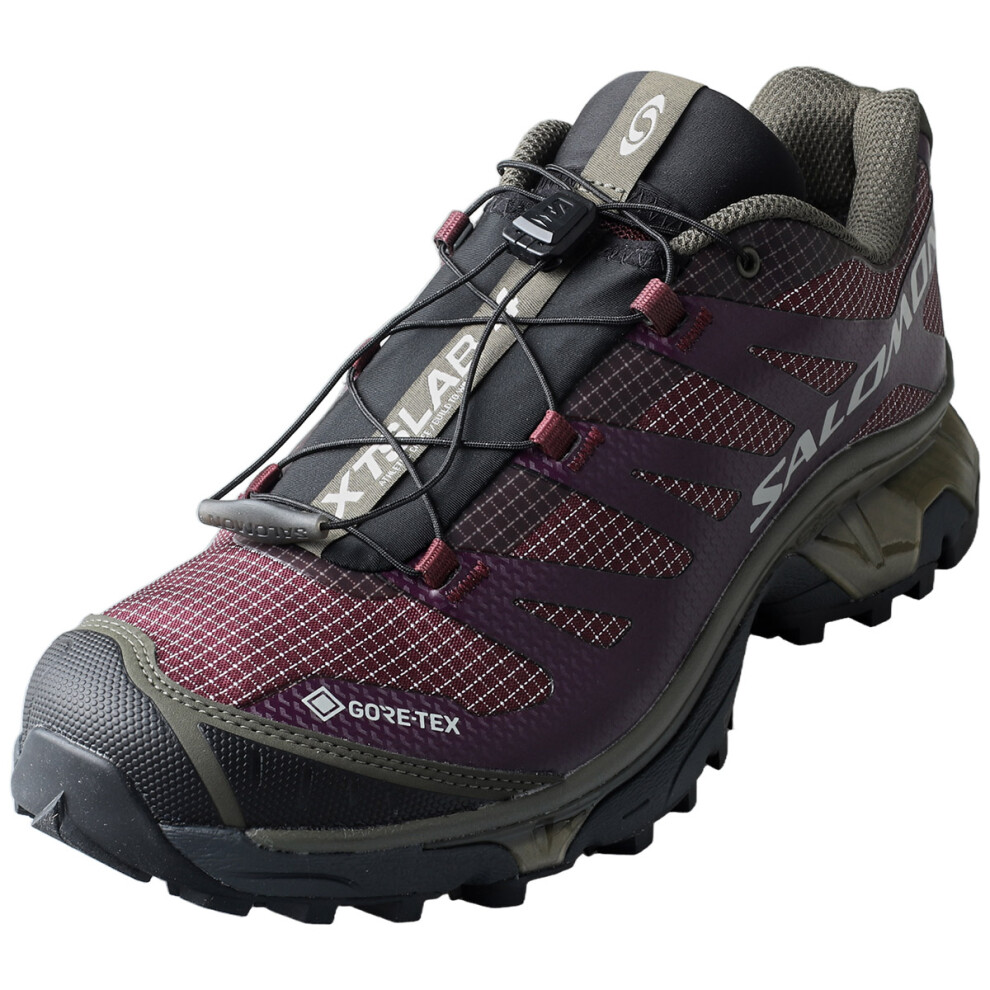 Salomon (9) Xt-4 Og Gore-Tex Unisex Running Trainers In Maroon