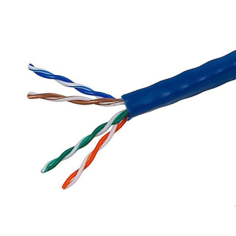 Monoprice Cat5e Ethernet Bulk Cable, 24Awg, 500Ft, Blue