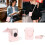 Waterproof Crossbody Bag For Mini EVO Camera Pink PU Leather Case Shell 2