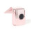 Waterproof Crossbody Bag For Mini EVO Camera Pink PU Leather Case Shell 7