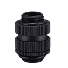 G1/4 Inch Male to Male Rotary Connectors - Copper SLI Water Cooling Fittings for PC, Adjustable Lengths A