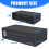 RCAs 3.5mm Metal Audiophiles Input Selectors Box Double Interfaces For Live 4 channels 2