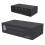 RCAs 3.5mm Metal Audiophiles Input Selectors Box Double Interfaces For Live 4 channels 3