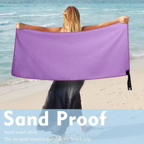 LushOrchidVale Microfibre Towel - Quick dry Lightweight Absorbent 2