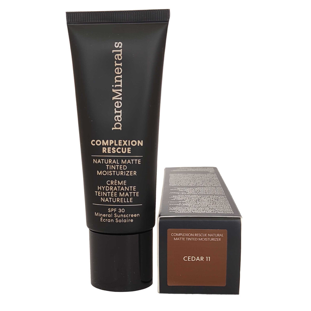 Bare Minerals Complexion Rescue Natural Matte Tinted Moisturizer Spf30 35Ml Cedar #11