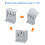 Adjustable Solar Panel Mounting Bracket 0-180 Tilt Adjustable PV Panel Bracket Solar PV Aluminum L Bracket for RV Roof 5